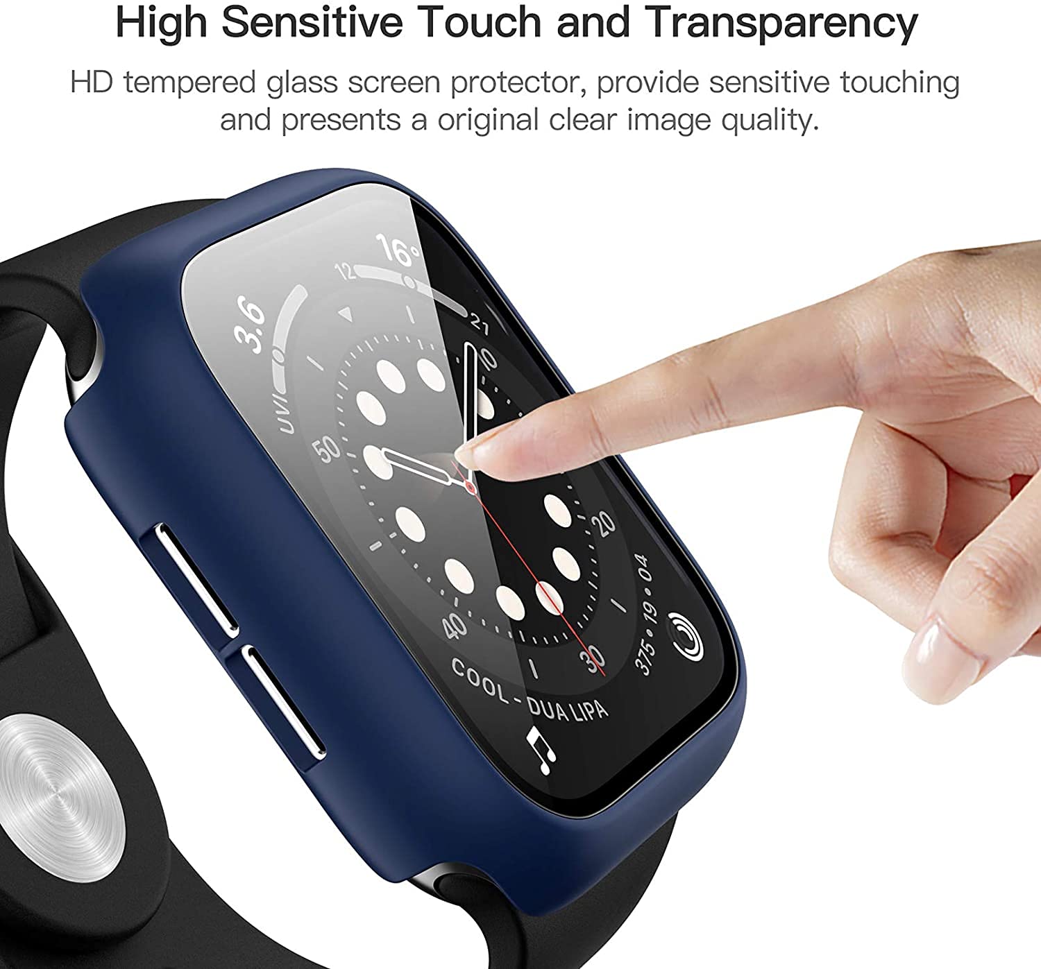 Tempered Glass+ Case For apple – Iwatch Smartwatch Series 7 recenzja i cena