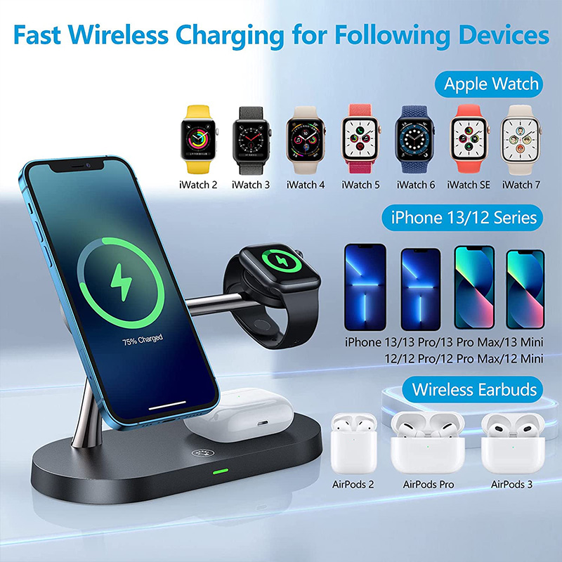 3 in 1 Magnetic Wireless Charg – Watch 7 Smartwatch Iphone recenzja i cena