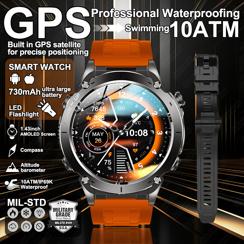 2026 New GUHUAVMI Men Military – Smartwatch Branded Watches For Men recenzja i cena