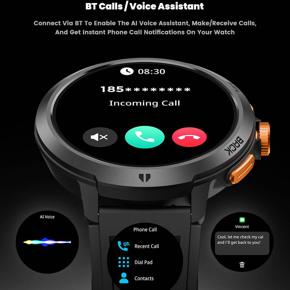 LEADOYS C33 Smart Watch with B – Smartwatch Running Watches For Men recenzja i cena