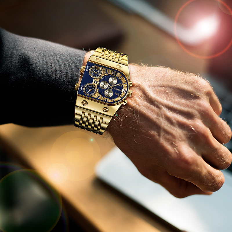 Oulm Big Size Men's Watches Th – Watches Omega recenzja i cena