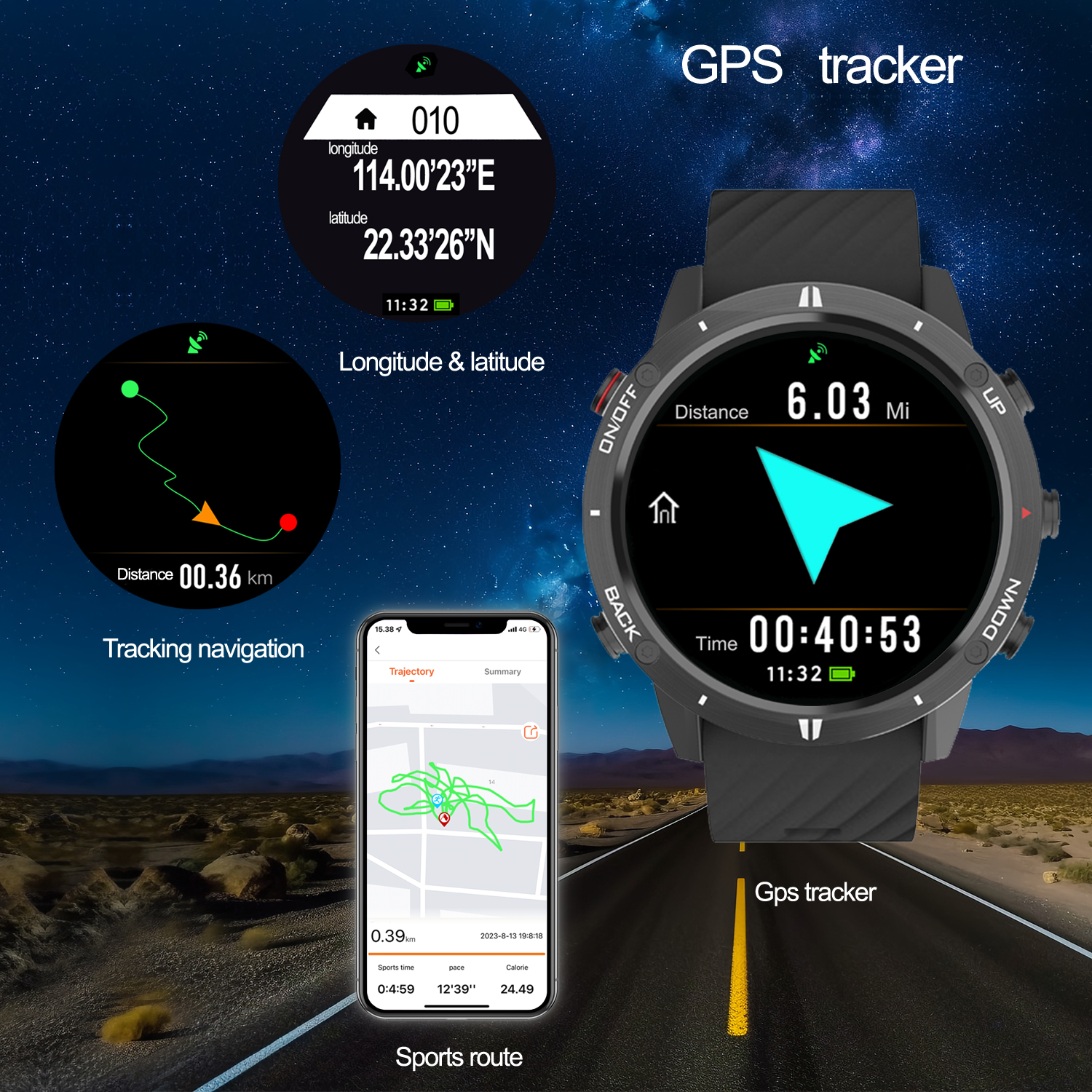 2024 New Sunroad GPS Sports Wa – Smartwatch Running Watches For Men recenzja i cena