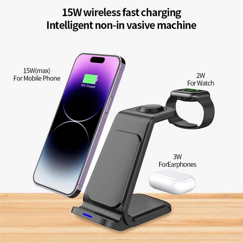 15W 3 in 1 Wireless Charger St – Watch 7 Smartwatch Iphone recenzja i cena
