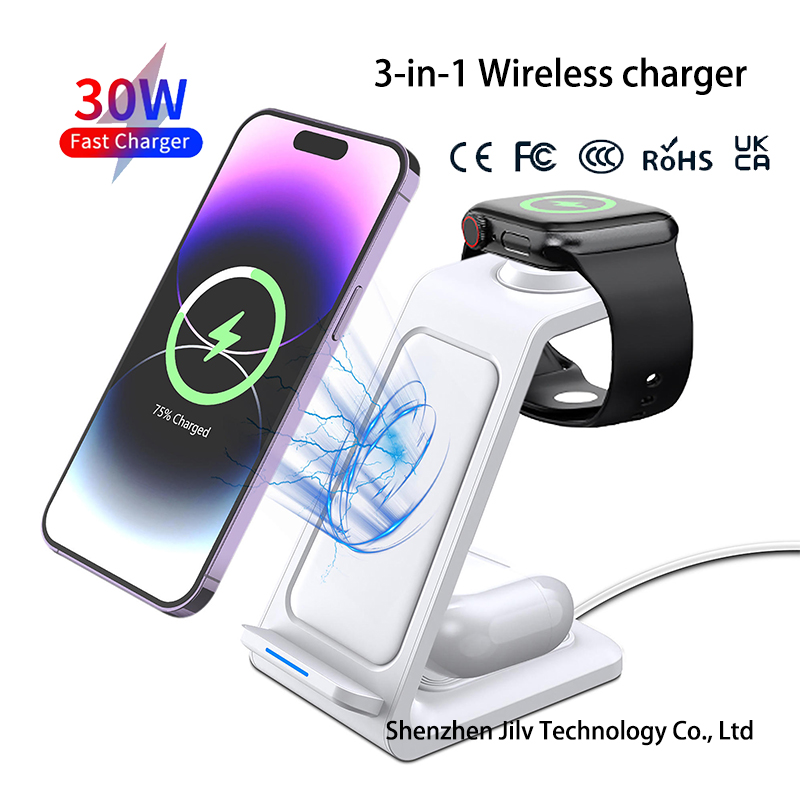 15W 3 in 1 Wireless Charger St – Watch 7 Smartwatch Iphone recenzja i cena