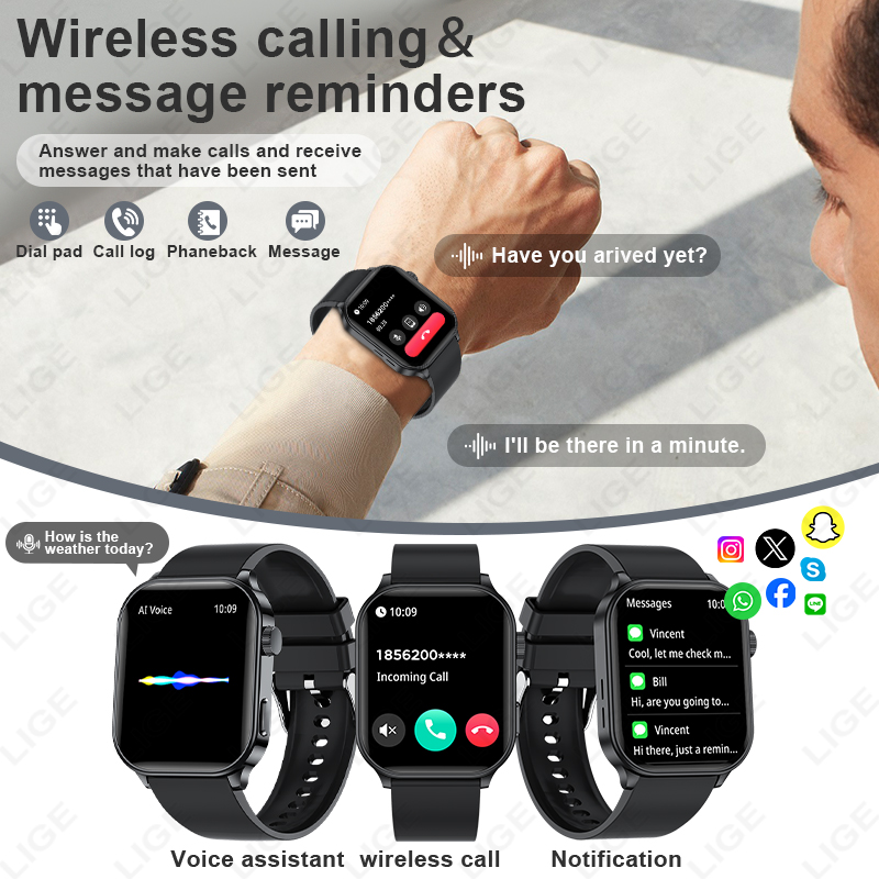 LIGE Original Brand Smart Watc – Smartwatch Watches For Women Brands recenzja i cena