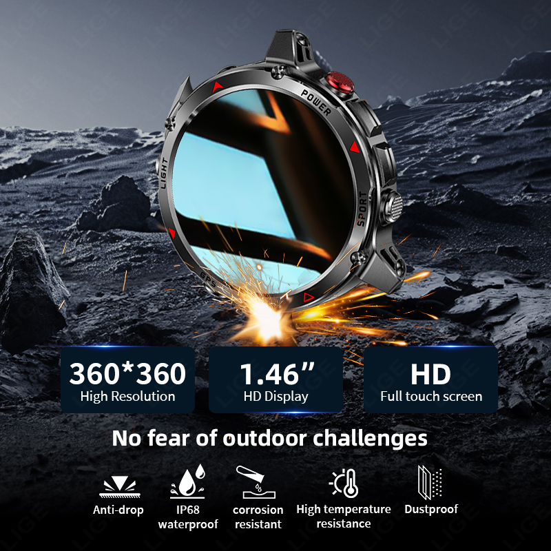 LIGE New Professional GPS Spor – Smartwatch Running Watches For Men recenzja i cena