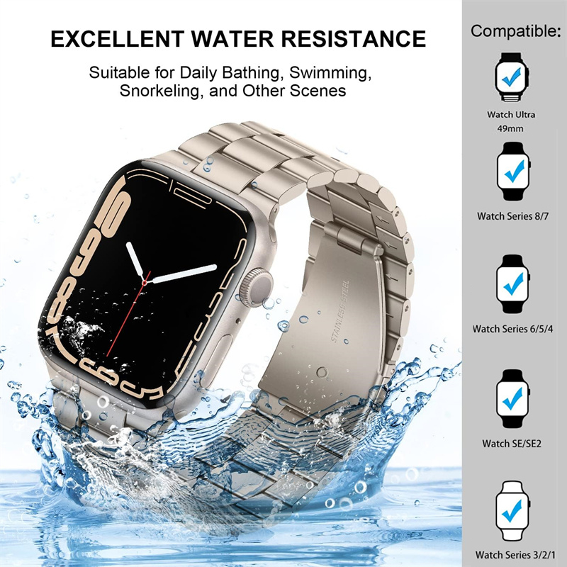 Metal strap For Apple watch Ul – Smartwatch Apple Watches For Women recenzja i cena