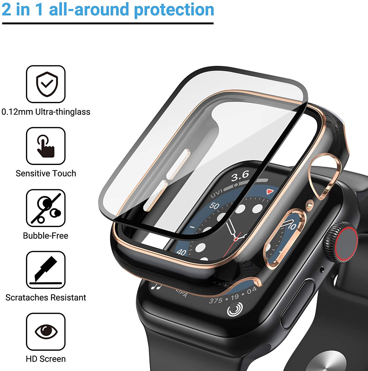 Cover For Apple watch Case 45m – Iwatch Smartwatch Series 7 recenzja i cena
